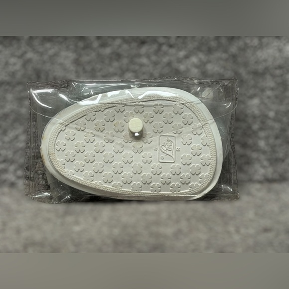 Vintage 60s Shoemate Clear Rain Shoe Covers Mid Century Mod High Heels Women 7/8 - Picture 4 of 11